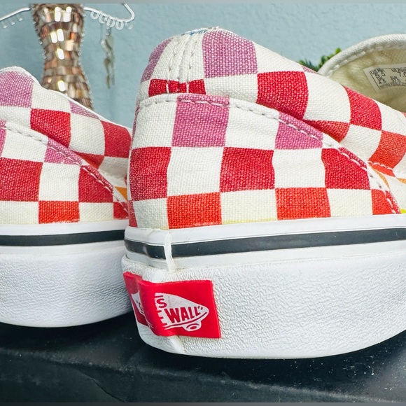Checkered Slip On Vans - Picture 10 of 12